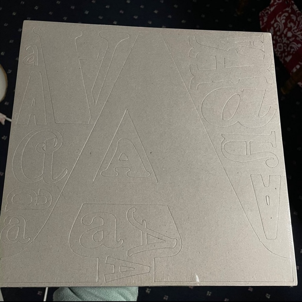 Chipboard Alphabet
